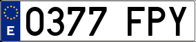 Truck License Plate